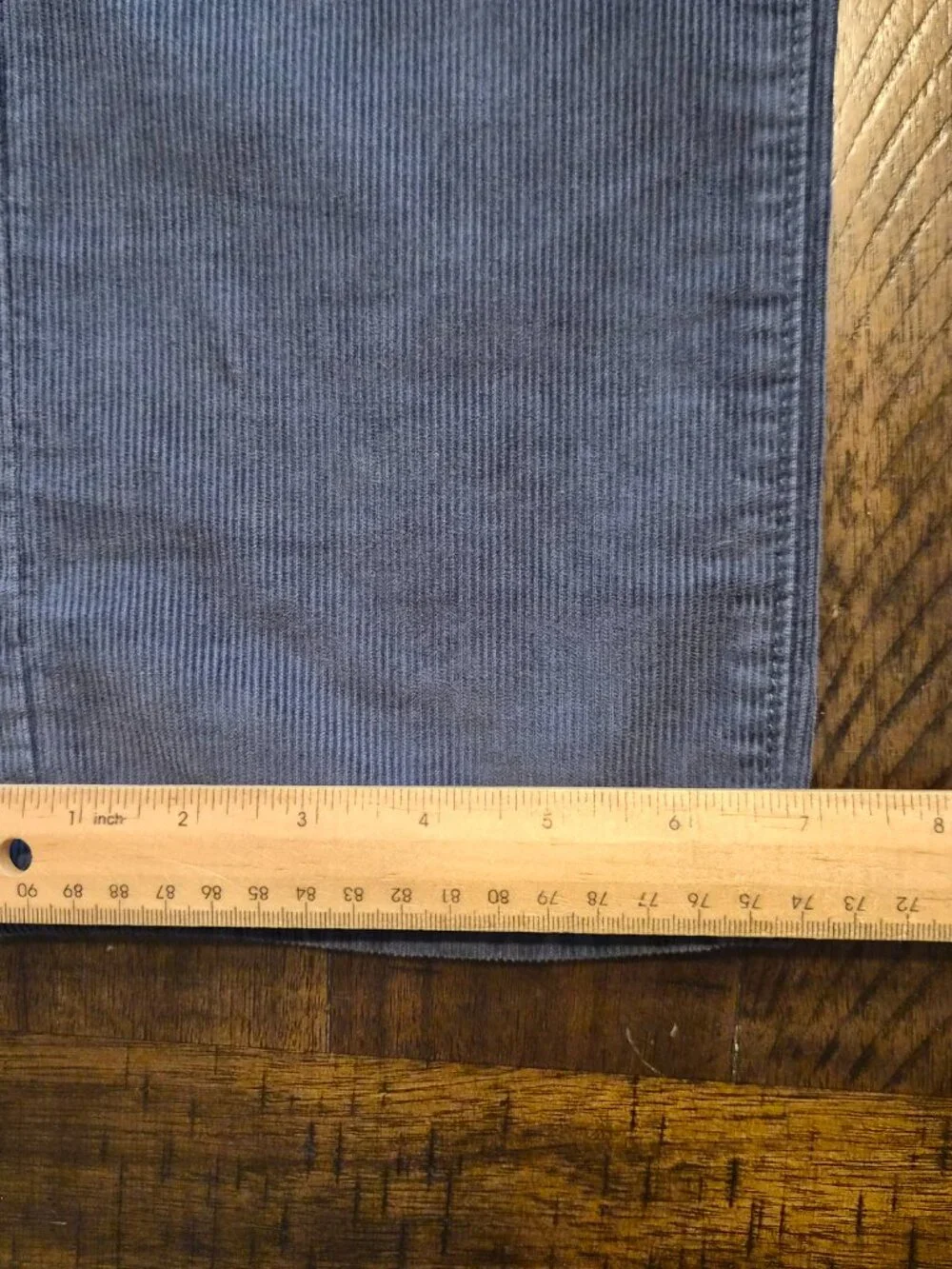 J Crew 484 Corduroy Pants Mens 31x32 Blue Slim Cotton Stretch Casual G487